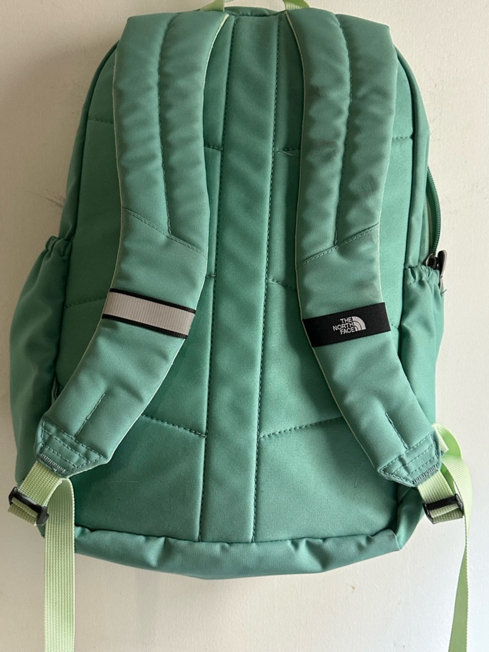 The North Face Backpack Green Youth Daypack Bookbag School Travel Lightweight - Picture 3 of 6